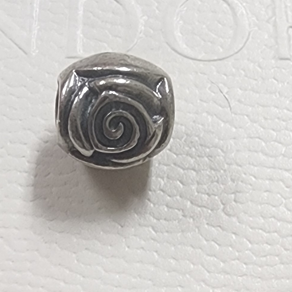 Pandora Rose Bud Flower Charm Retired